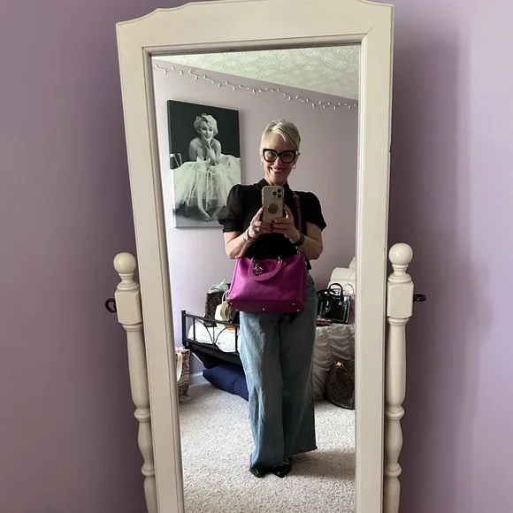 Christian Dior Diorissimo Pink 2 way Shoulder Bag  Silver Hardware - Picture 14 of 16